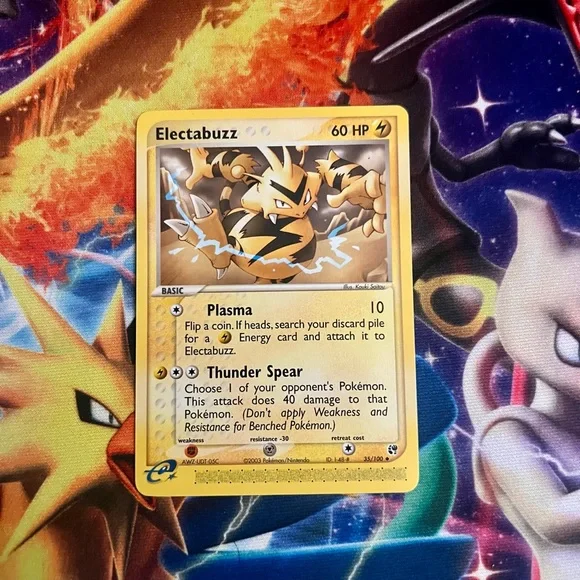 rare electabuzz pokemon card Amazon.com: Pokemon - Electabuzz 046//142 main image 0